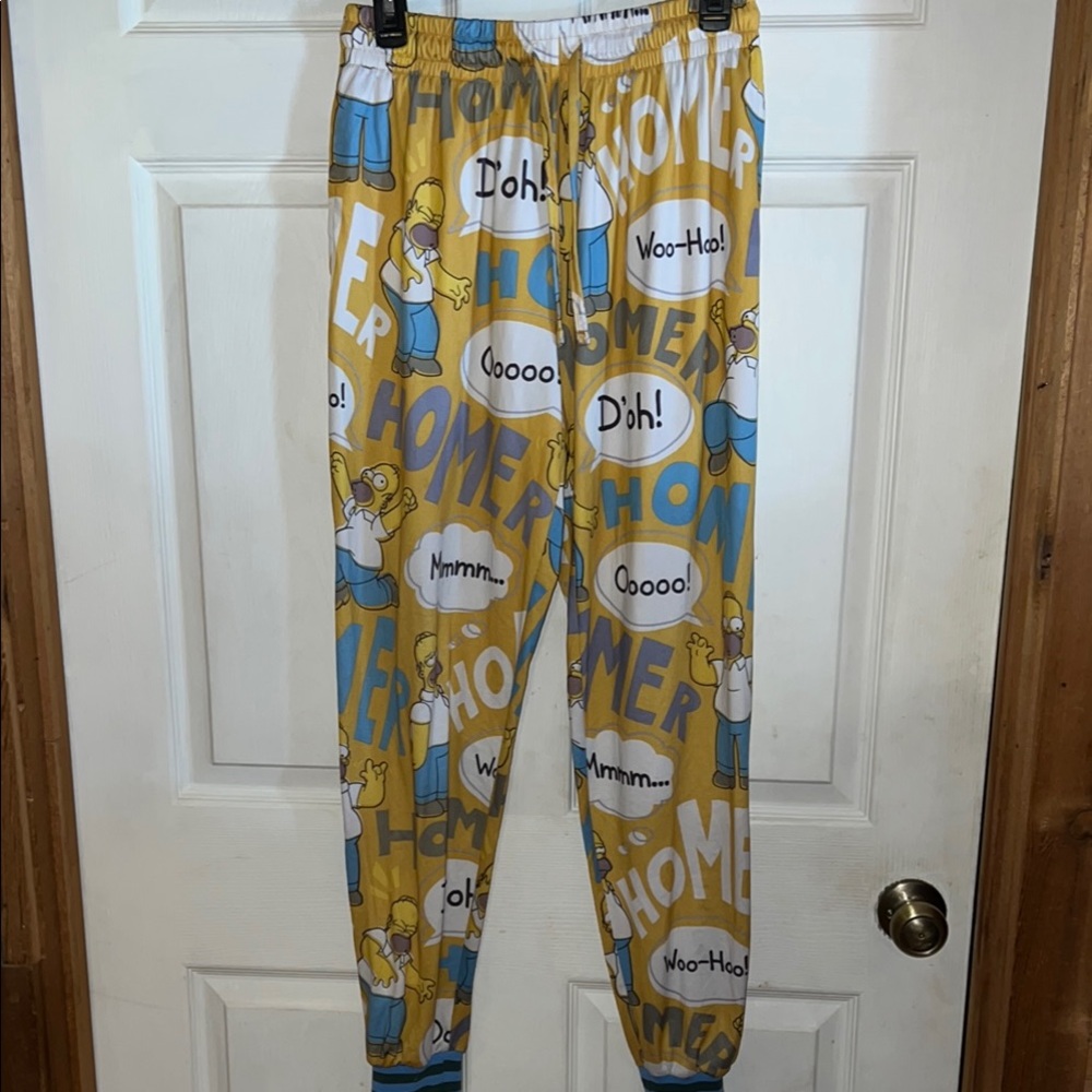 Homer Simpson Pajama Bottoms Small